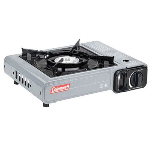 Coleman Camp Bistro 1-Burner Butane Kitchen for Camping and Picnics, Durable Enameled Steel Case and Lightweight Design