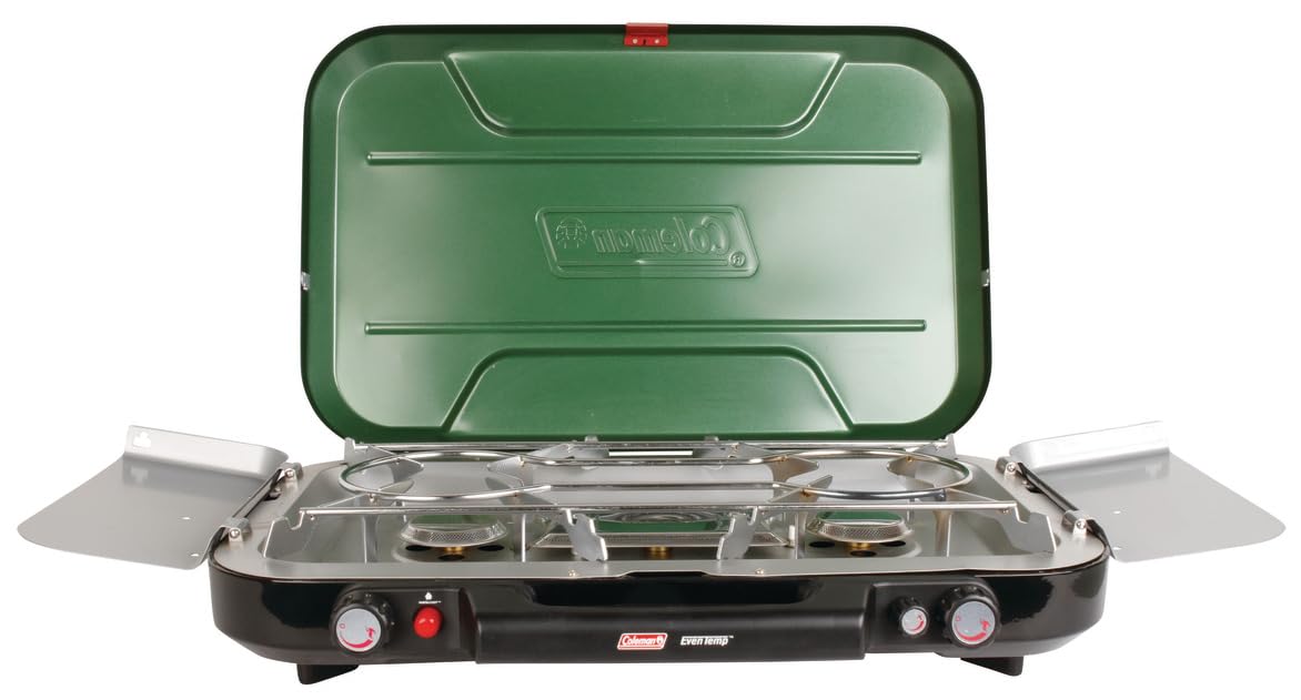 Coleman Classic 3-Burner Propane Camping Stove for Hikers and Campers
| Coleman Classic 3-Burner Propane Stove with Ins