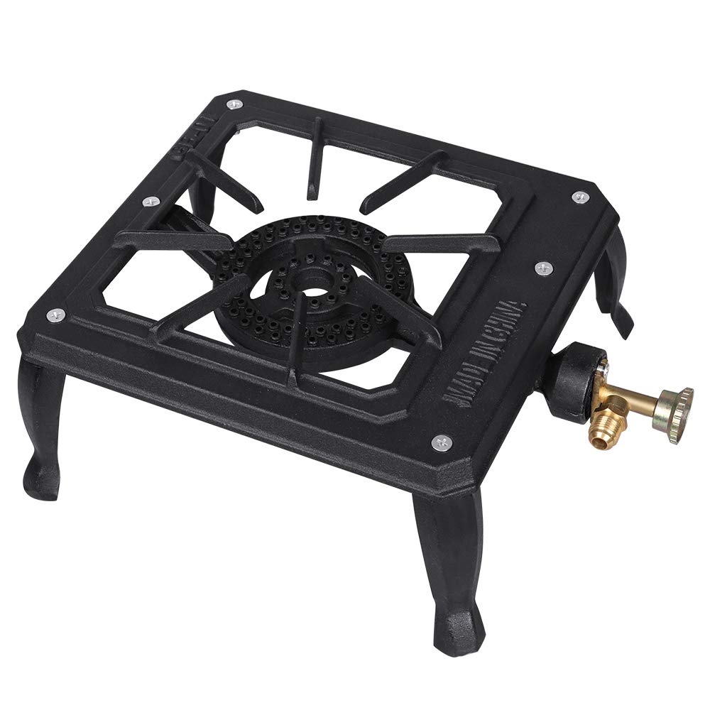 Portable Cast Iron Propane LPG Gas Cooker for Outdoor Camping BBQ
| Cast Iron Propane Stove Burner for Patio Cooking
|