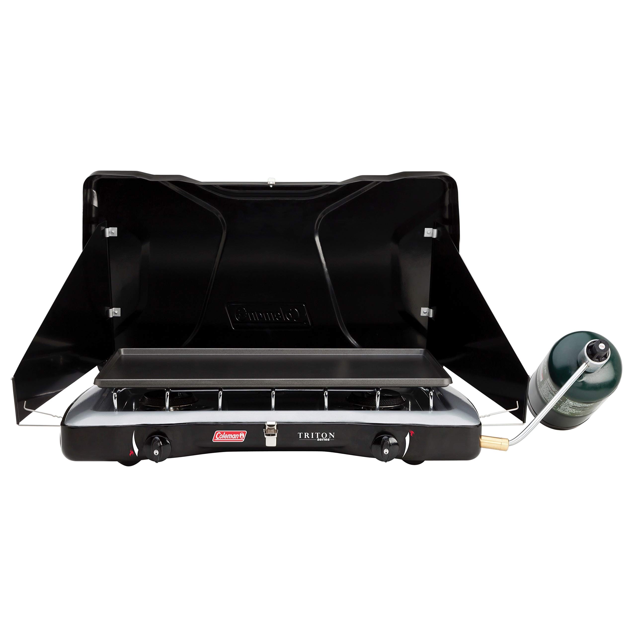 Coleman Triton Propane Camping Stove, 2 Burner | Outdoor Cooking Essential for Campers and Hikers | Lightweight and Dura
