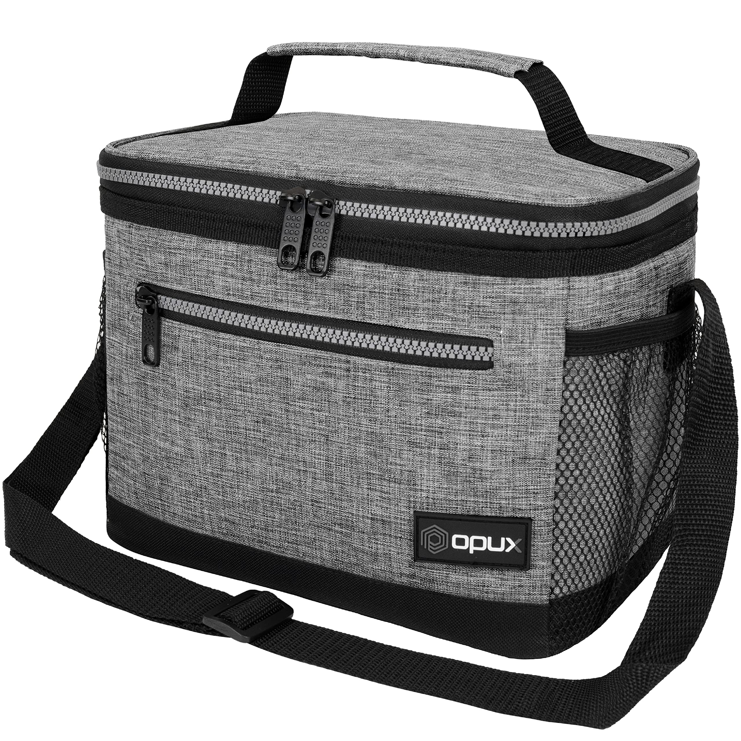 Opux Insulated Lunch Box for Men Women, Leakproof Soft Cooler Bag for Work and School, Large Lunch Pail for Kids Boys Gi